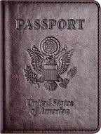 Passport Holder with Vaccine Card Slot Combo, Passport Wallet/ Cover/ Case by welcometoEoehro