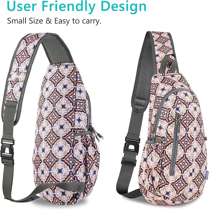 TITECOUGO Small Sling Bag, Lightweight Crossbody Backpack - Image 3