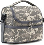 FlowFly Kids Double Decker Cooler Insulated Lunch Bag Large Tote by FlowFly