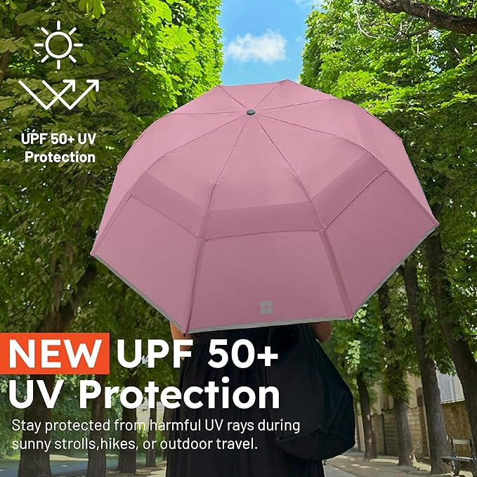 Weatherman - Premium Collapsible Small Travel Umbrella - Windproof, Resists Up - Image 2