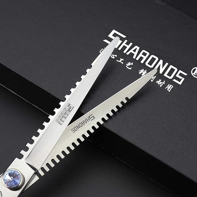 6/7/8/9 inch Professional Hair Cutting Thinning Scissors Barber Shears Hairdressing Salon Set (7-inch 2pc-A)