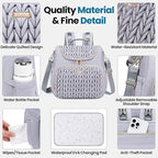 4 in 1 Convertible Diaper Bag Backpack, Waterproof Baby Diaper Bag - Image 5