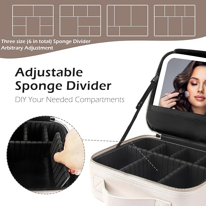MOMIRA Travel Makeup Bag Cosmetic Bag Makeup Organizer Bag - Image 6
