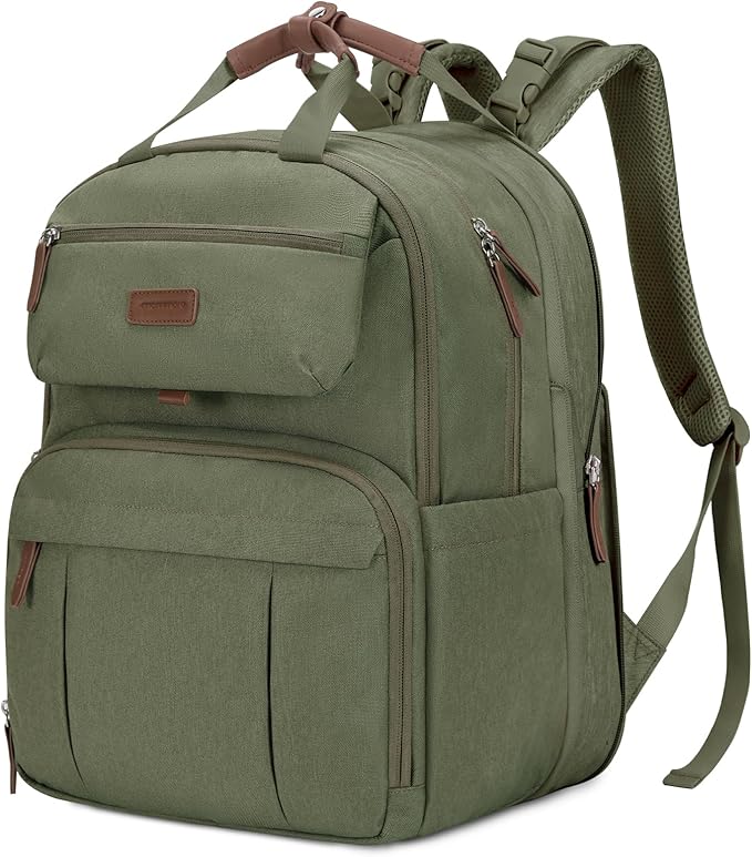 mommore Diaper Bag Backpack, Large Diaper Bag Expandable by mommore