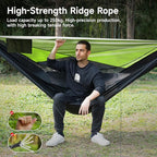 Camping Hammock with Mosquito Net and Sunshade, Backpacking Hammock with Ridge - Image 4