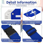 Weewooday 8 Pcs Luggage Straps Suitcase Tags Set - Image 3