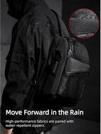 BASICPOWER Sling Bag for Men Women, Shoulder Crossbody Backpack - Image 3