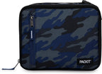 PackIt Freezable Classic Lunch Box, Sporty Camo Charcoal Navy, Built by PackIt