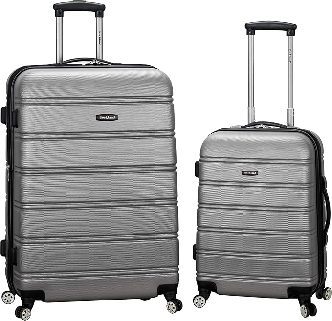 Rockland Melbourne Hardside Expandable Spinner Wheel Luggage, 2 Piece by Rockland