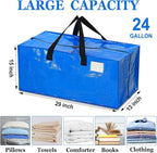 4 Pcs 24 Gallon Large Moving Bags - Image 2