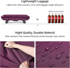Hanke Suitcases with Wheels Expandable Foldable Luggage Bag Suitcase - Image 6