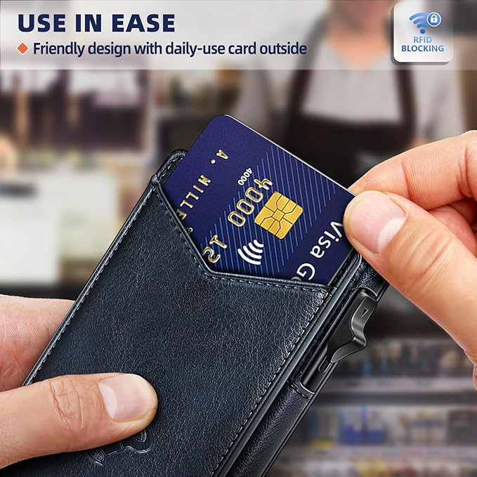 BULLIANT Men Wallet, Money Clip Wallet Slim - Image 5
