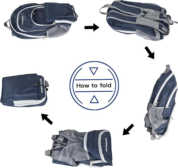 35L Foldable Waterproof Backpack - Image 7