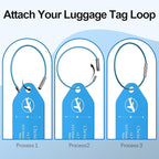 4 PCS Personalized Metal Luggage Tag – Personalized Engraved Suitcase Tag - Image 3