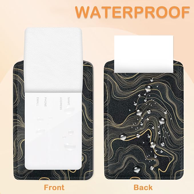 Abstract Line Art 3 Pack PU Leahter Luggage Tag - Image 3