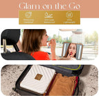 Lighted Makeup Case with Mirror - Image 6