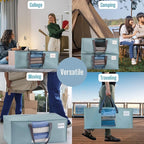 VENO 6 Pack Moving Bags for College, Heavy-Duty Storage Totes, Moving Boxes and - Image 6