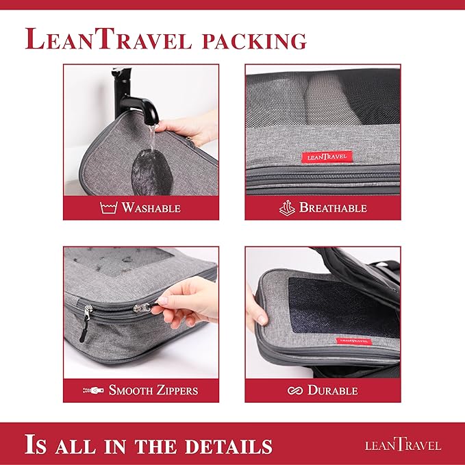 Compression Packing Cubes for Travel Organizers - Image 2