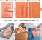 Herain Passport Holder for Travel Cruise Essentials, RFID Passports Book Card - Image 3