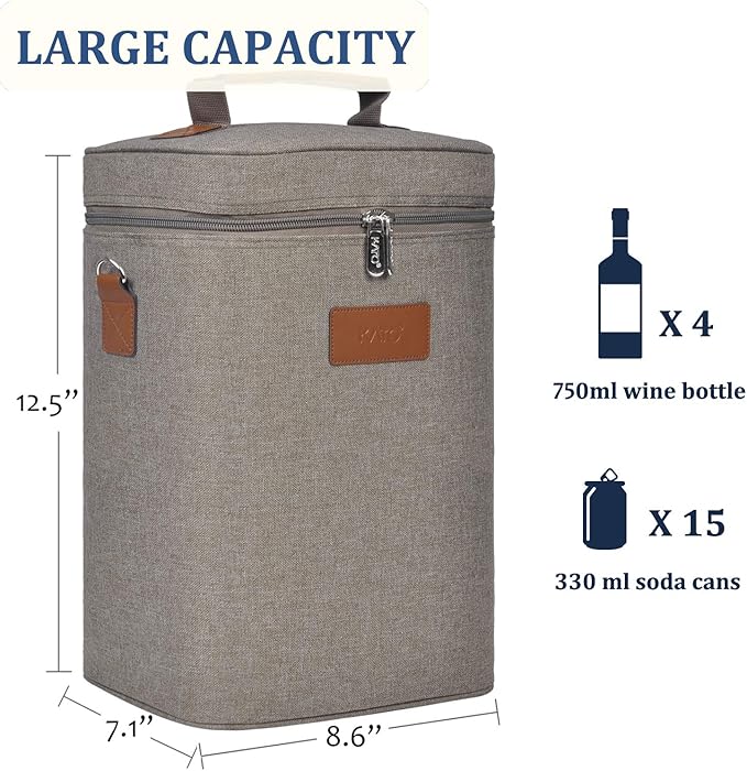 Tirrinia 4 Bottle Wine Gift Carrier - Image 7