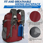 IGOLUMON Hiking Backpack 40L Packable Lightweight Camping Backpack Men Women - Image 4