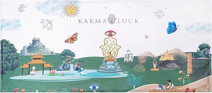 KARMA AND LUCK Dreamy Escape Beach Towel by KarmaandLuck