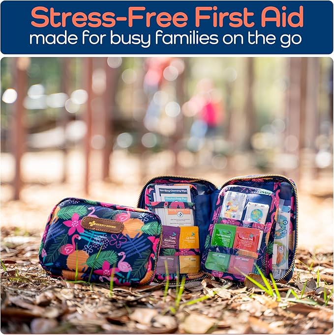 KeepGoing Travel First Aid Kit for Kids – 130 Pc. for Car, Diaper Bag & Backpack - Image 4