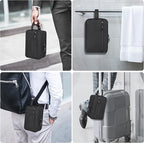 Toiletry Bag for Men, YKK Zippers Hanging Bathroom Shower Hygiene Bag - Image 6