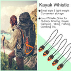 5 Pack Zipper Pull Whistles, Loud Emergency Survival Whistle - Image 4