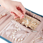 BELALIFE Travel Jewelry Case Organizer, Foldable Jewelry Storage Roll - Image 6