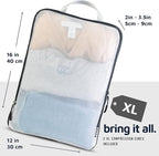 Large Packing Cube Set with See Through Mesh- Compression Packing Cubes Travel - Image 5