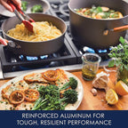 Rachael Ray Cucina Dishwasher Safe Hard Anodized Nonstick Cookware Pots and - Image 4