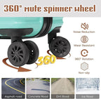 Luggage Set 3 Piece Luggage Set ABS hardshell Spinner Wheels Luggage Carry on - Image 4