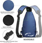 AMJ Crossbody Sling Bag Men Women, Casual Shoulder Backpack, Chest Daypack - Image 4