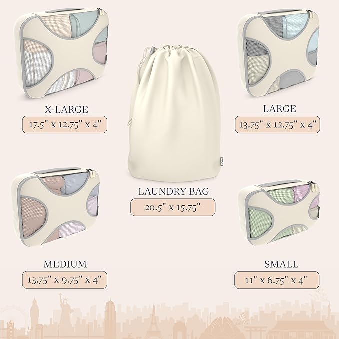 Shacke Premium 5 Packing Cubes Set - Image 4