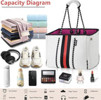 QOGiR Neoprene Multipurpose Beach Bag Tote - Image 5