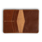 PEGAI Standard Full Grain Crazy Horse Leather Passport Holder | Custom Travel by PEGAI