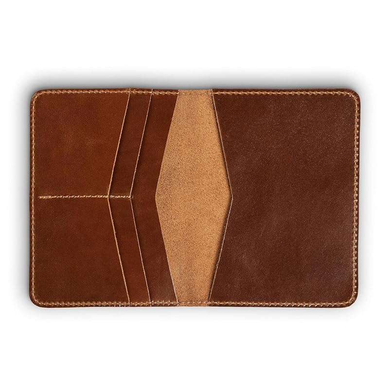PEGAI Standard Full Grain Crazy Horse Leather Passport Holder | Custom Travel by PEGAI