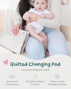 Lily Miles Diaper Changing Pad Portable, Baby Changing Mat - Image 2