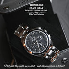 Single Watch Roll Case Watch Travel Case Box 1 Watch Display Case Slate Gray - Image 5