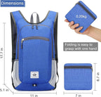 Esup 15L Lightweight Hiking Backpack Foldable Small Travel Backpack Packable - Image 2