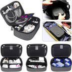 sisma Travel Electronics Organizer Tech Accessories Case Small Carrying Bag - Image 4