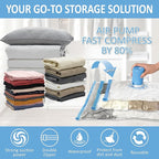 12 Pack Travel Vacuum Storage Bags - Image 2