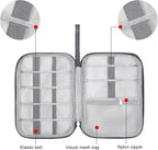 SELLYFELLY Travel Electronics Organizer Portable Cable Organizer Bag - Image 5