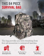ReadyWise Emergency Survival Gear – Tactical Military Backpack, Camping - Image 2