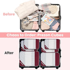 8 Set/6 Set/4 Set Compression Packing Cubes - Image 7