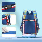 willikiva Cartoon Bus 12 Kindergarten Backpack - Image 4