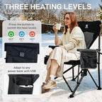 EVER ADVANCED Heated Oversized Foldable Camping Chair - Image 3