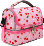 FlowFly Kids Double Decker Cooler Insulated Lunch Bag Large Tote by FlowFly