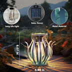 Solar Lanterns Outdoor Waterproof Hanging Lanterns as Birthdays Gifts - Image 6